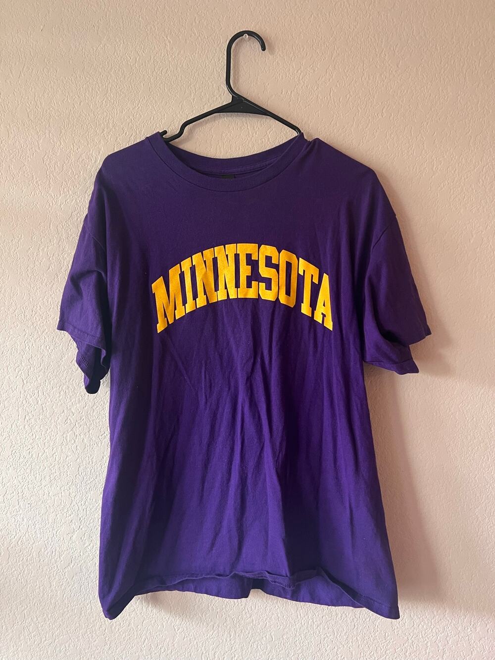 Gildan Minnesota Graphic Tee Purple Yellow